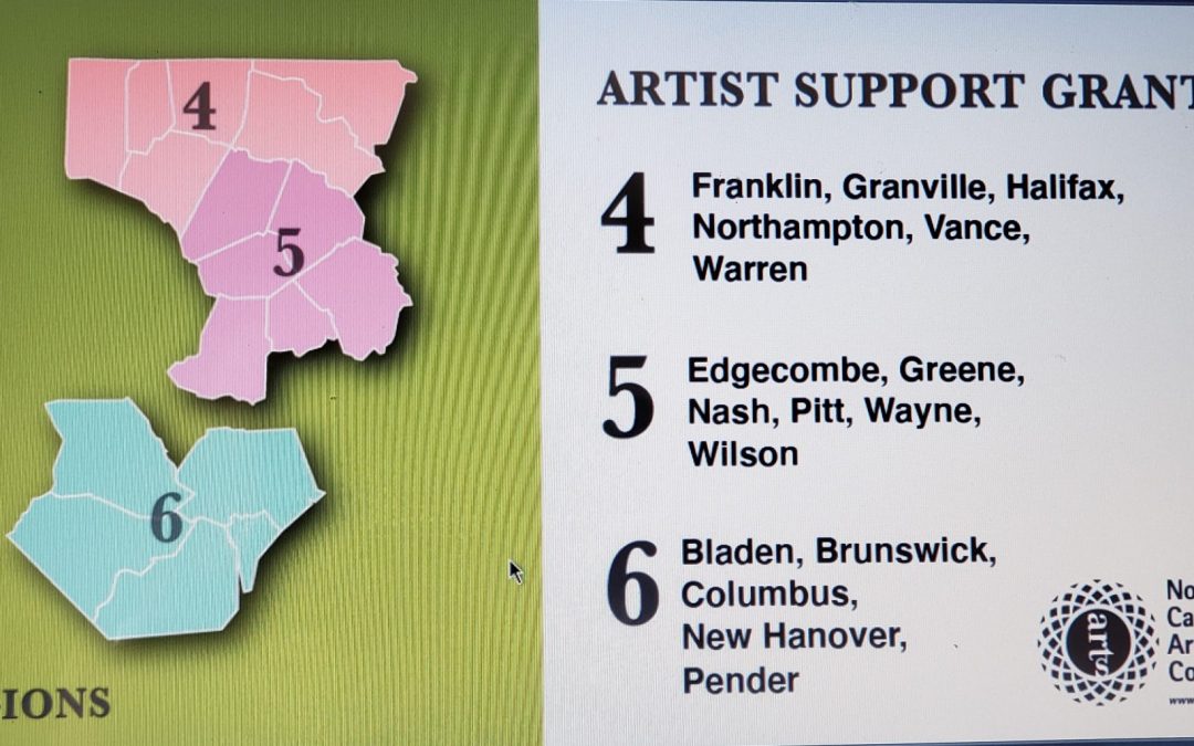 Local Artists Grants available for Vance, Warren, Franklin, Halifax, Granville, and Northampton Counties