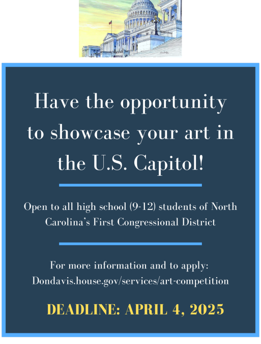 2025 Congressional Art Competition Accepting Submissions, Deadline April 4, 2025