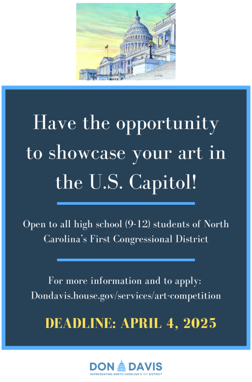 2025 Congressional Art Competition Accepting Submissions, Deadline April 4, 2025