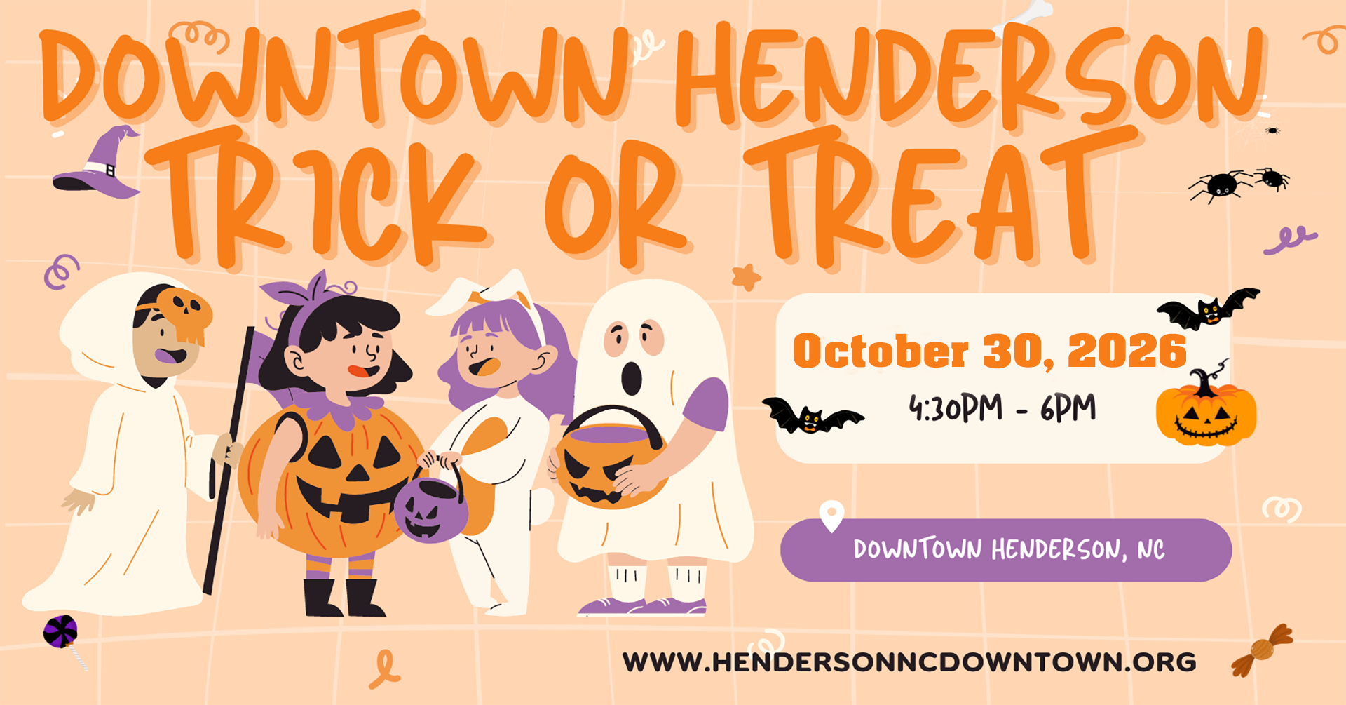 Trick or Treat 2026 in Downtown Henderson, NC